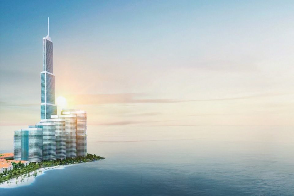 Biểu tượng tháp 108 tầng Vinhomes Green Paradise
